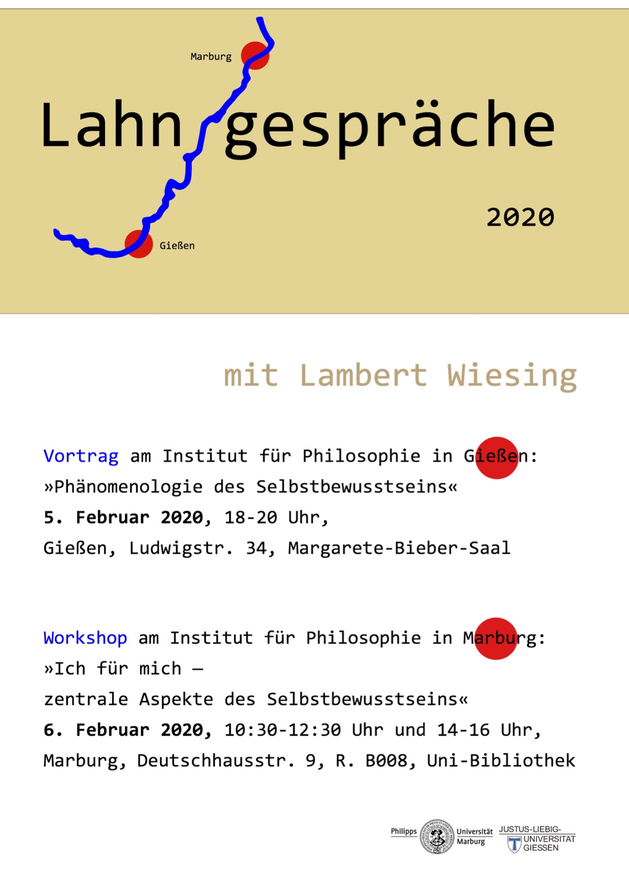 Plakat Lahngespräche 2020