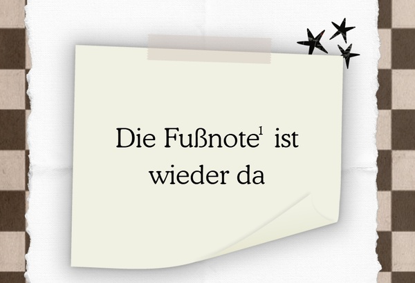 Fußnote