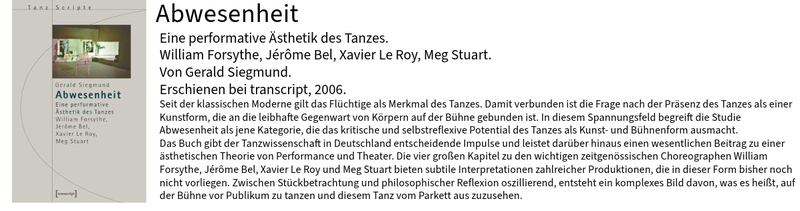 Publikation – Abwesenheit