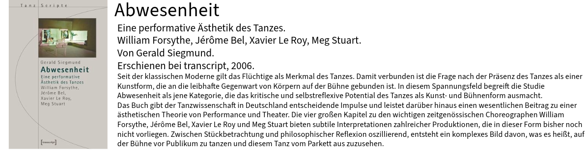 Publikation – Abwesenheit