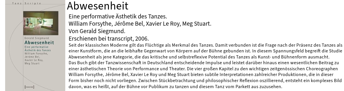 Publikation – Abwesenheit