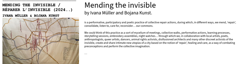 Publikation – Mending the invisible