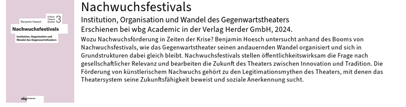 Publikation – Nachwuchsfestivals