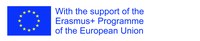 Logo Erasmus With the support of the Eramus+ Programme of the European Union