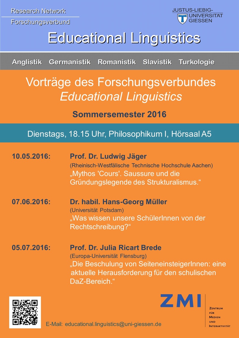 Plakat Sommersemester 2016