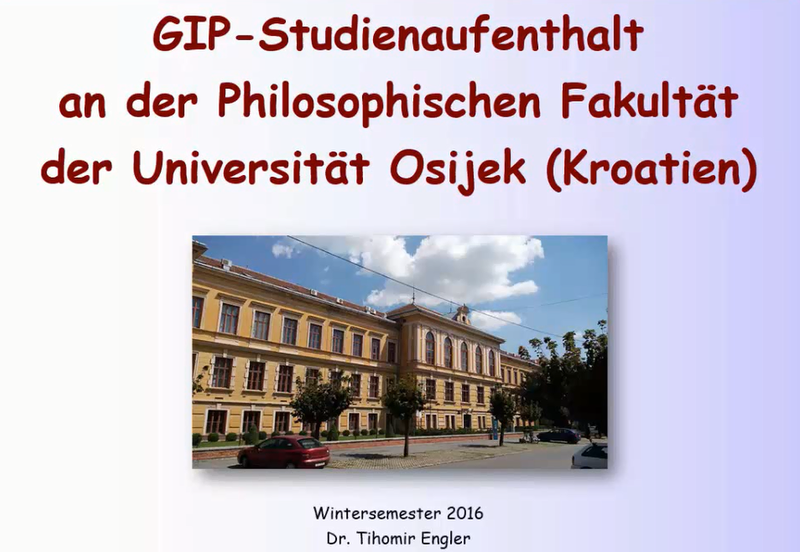 GIP-Austausch: Präsentation Kroatien