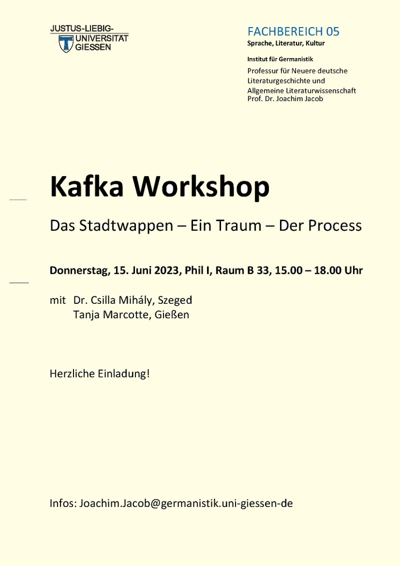 Kafka Workshop (Bild)