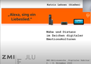 Digital Lecture - Alexa sing ein Liebeslid für mich