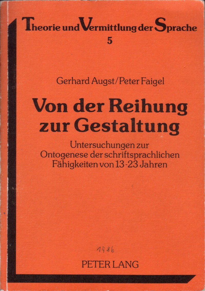 Von der Reihung zur Gestaltung