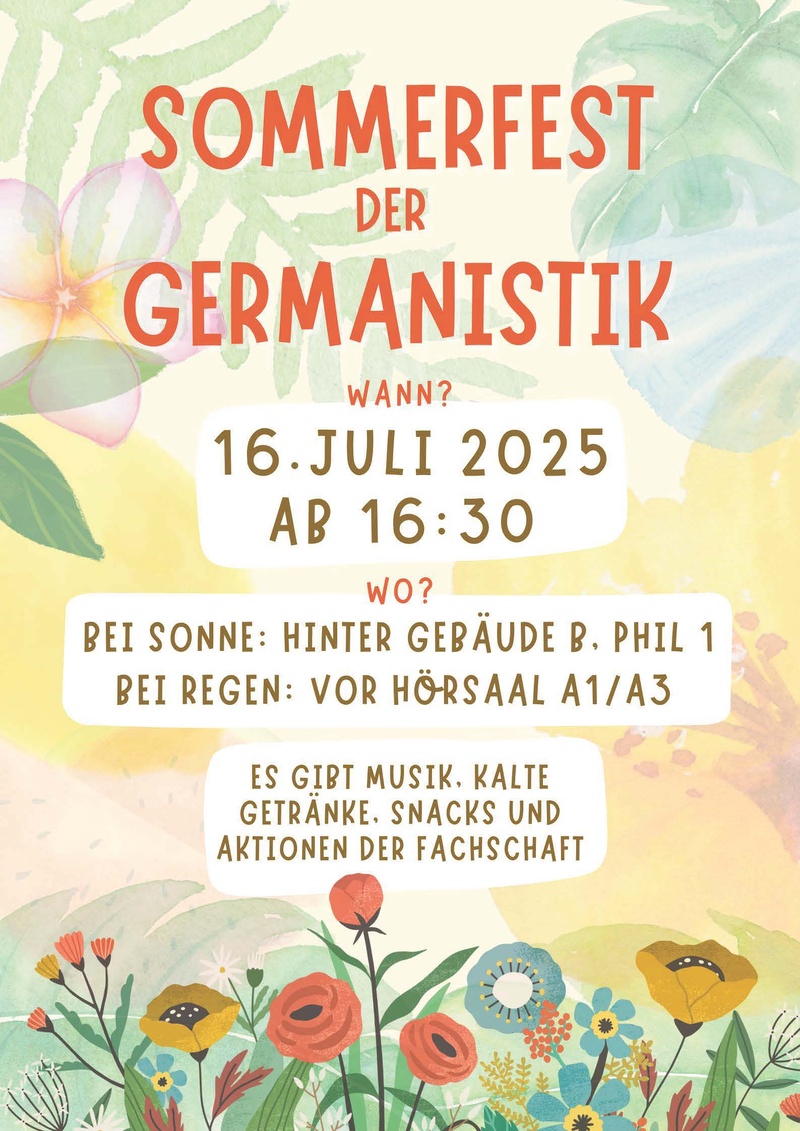 Sommerfest der Germanistik (Bild)