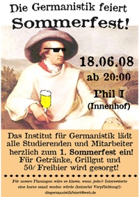 Sommerfest der Germanistik