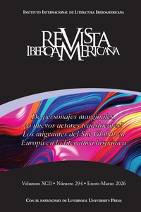 Schmuckgrafik: Buchcover INTRODUCCIÓN. DE PERSONAJES MARGINALES, ¿A NUEVOS ACTORES TRANSLOCALES? REFLEXIONES PRELIMINARES SOBRE LOS MIGRANTES DEL SUR GLOBAL EN EUROPA EN LA LITERATURA HISPÁNICA