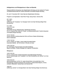 Programm Symposium