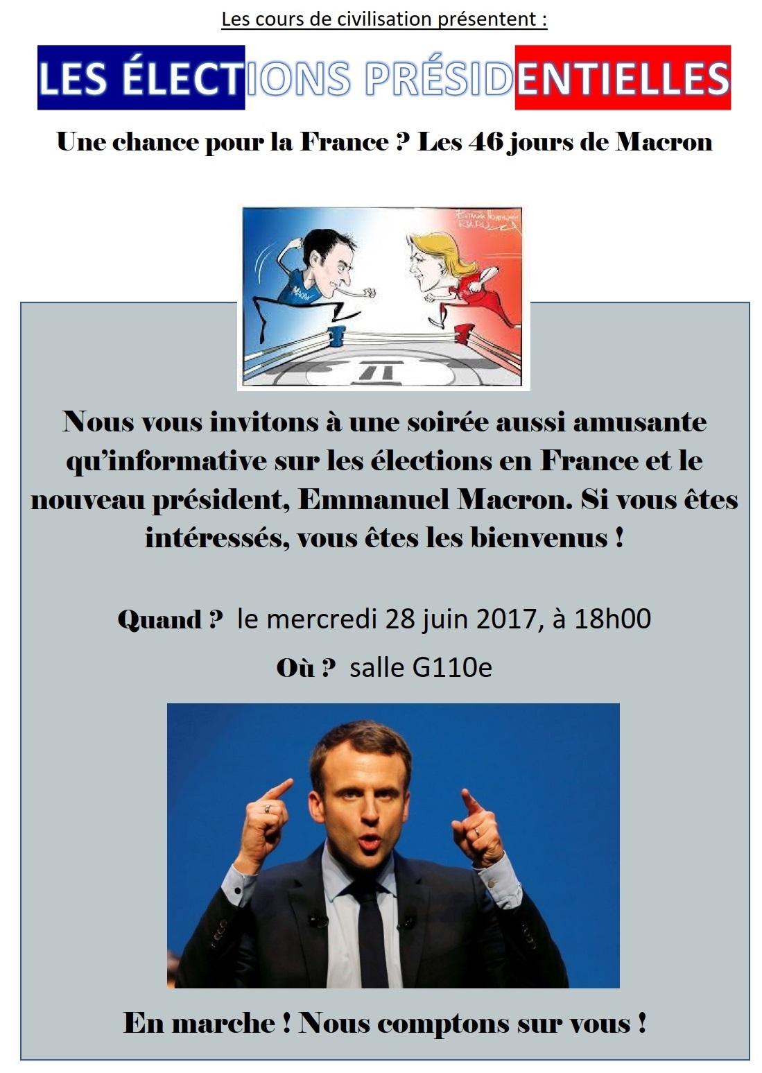 Invitation à notre soirée