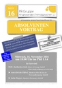 Absolventenvortrag WiSe 2016/17
