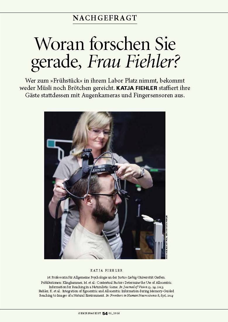 Gehirn und Geist Fiehler Seite 1