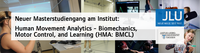 Human Movement Analytics - Biomechanics, Motor Control, and Learning