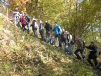 Außenwand des ehemaligen Kraters