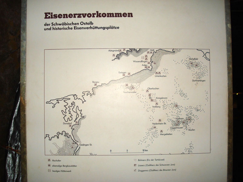 Eisenerzvorkommen in der Ostalb