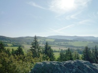 Steinwand, Blick zur Wasserkuppe