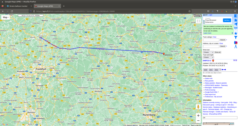 APRS mit RS41 Sonden