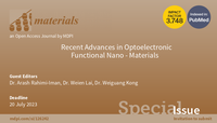 Materials Special Issue Optoelectronic Nano-Materials