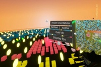 In-game photo of qnpi VR minigame from our laserlab VR world