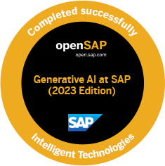 Badge:GenerativeAIOpenSAP2023