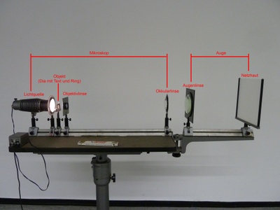Mikroskop (Modellaufbau) 01
