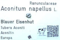 Schild Botanischer Garten