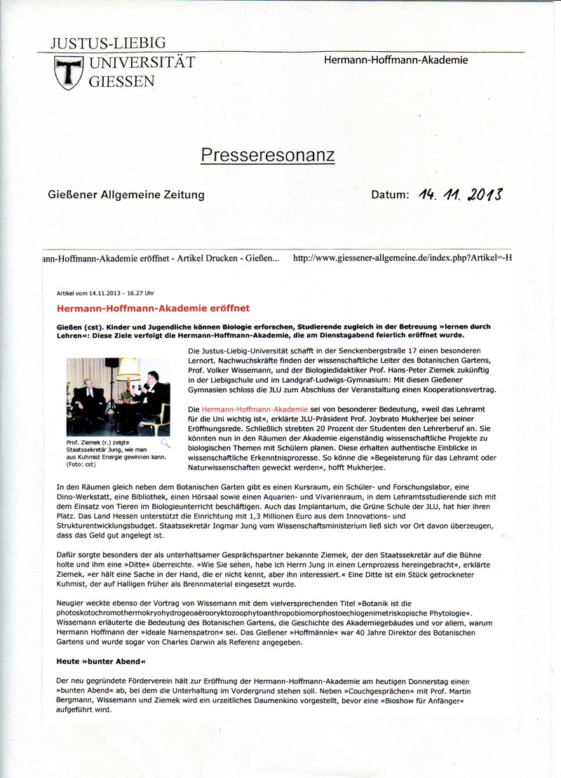 14.11.13 Hermann-Hoffmann-Akademie eröffnet