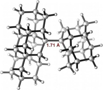 Stable Alkanes Containing Very Long Carbon-Carbon Bonds