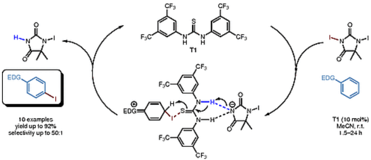 Mild and selective organocatalytic iodination