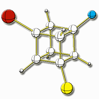 Molekül Bromochloroflurocubane