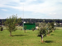 Phänologischer Garten mit Luftmessstation