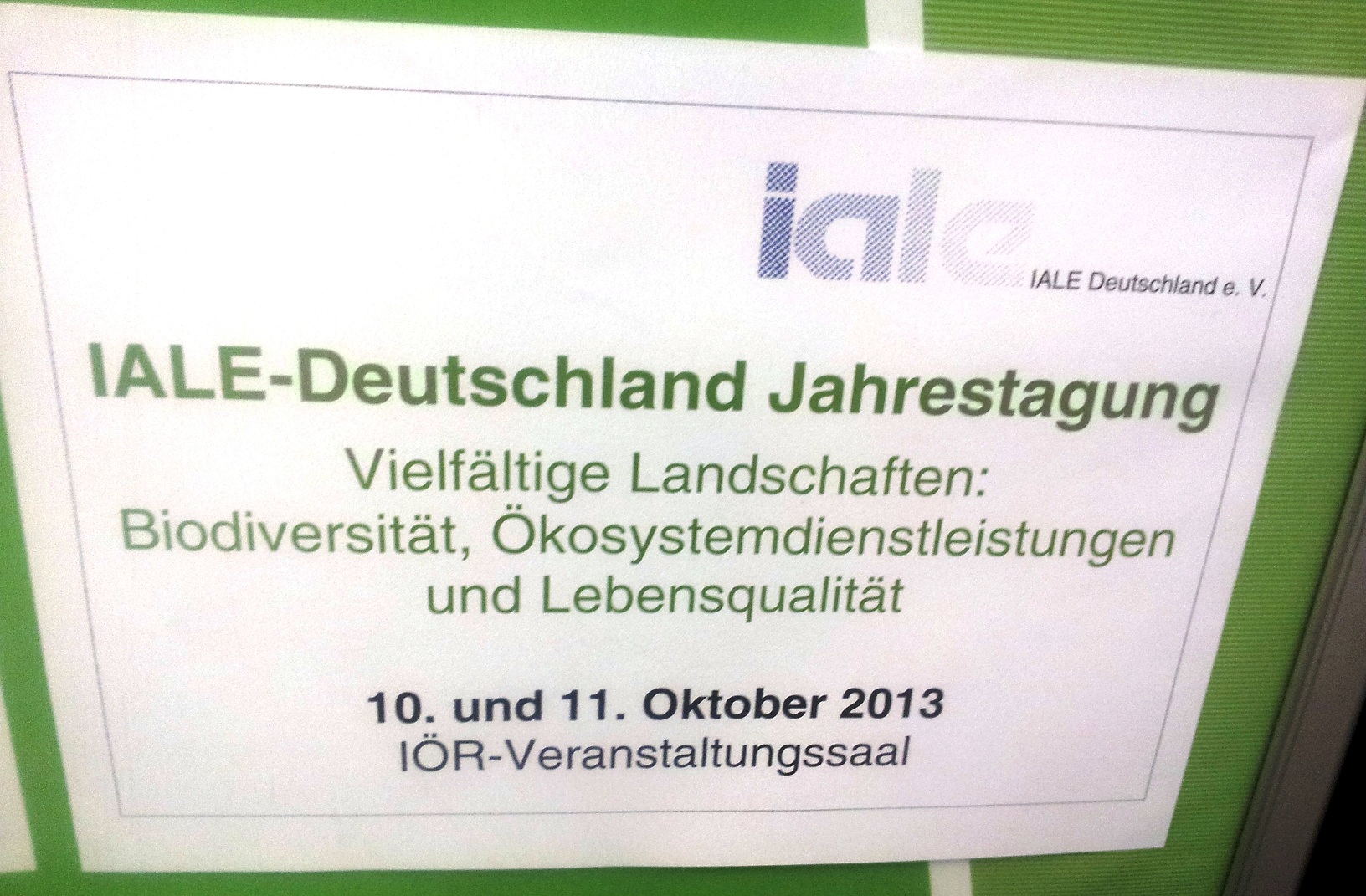 IALE D 2013