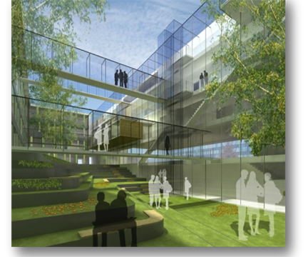 Simulation of the new chemistry building