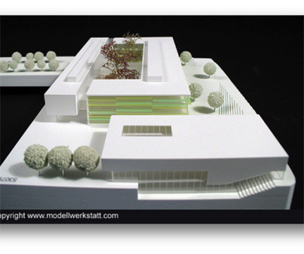 Model of the new chemistry building