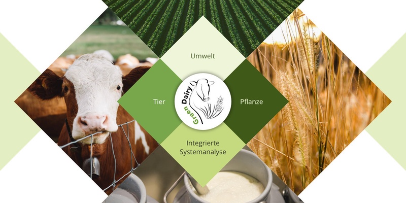 (9) GreenDiary setzt sich aus fünf Teilbereichen zusammen. Tier, Umwelt, Pflanze, integrierte Systemanalyse und Koordination.