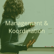 Klicken Sie hier, um zu dem Projektbereich "Management und Koordination" zu gelangen (Hover)