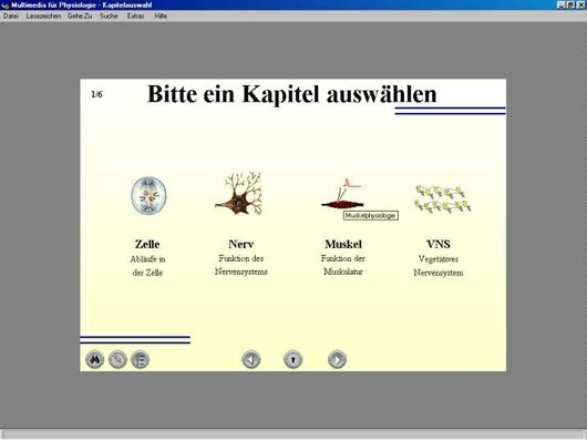 Physio Kapitelauswahl