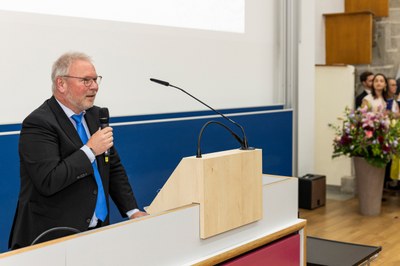 Handing out of PhD certificates, Prof. Dr. Norbert Weissmann