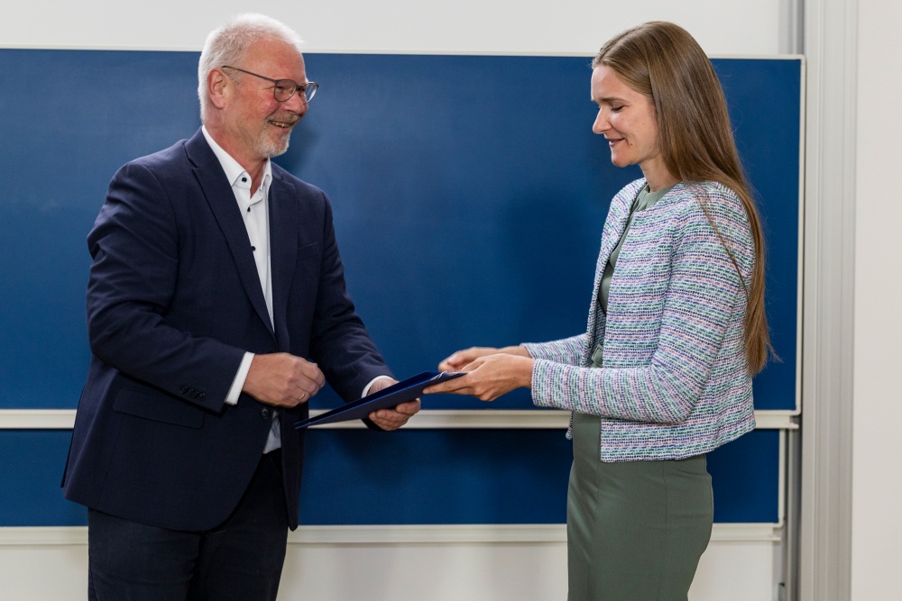 Überreichung der Ph.D.-Urkunden
