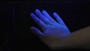 Handhygiene unter Licht