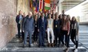 Slider: Gruppenbild mit WHO-Director-General Dr. Tedros Adhanom Ghebreyesus, Genf, 10. Oktober 2019 / Exkursion des SPC Global Health
