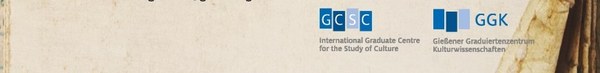 Logo des International Graduate Centre for the Study of Culture (GCSC) und des Gießener Graduiertenzentrum Kulturwissenschaften (GGK)