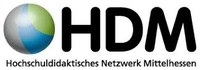 Logo "University didactics Network Central Hesse  (HDM)" - click here to visit their  website