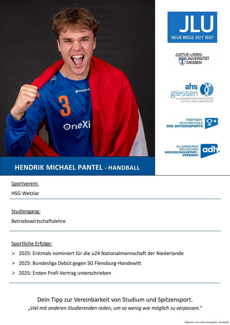 Steckbrief Hendrik Pantel 2026