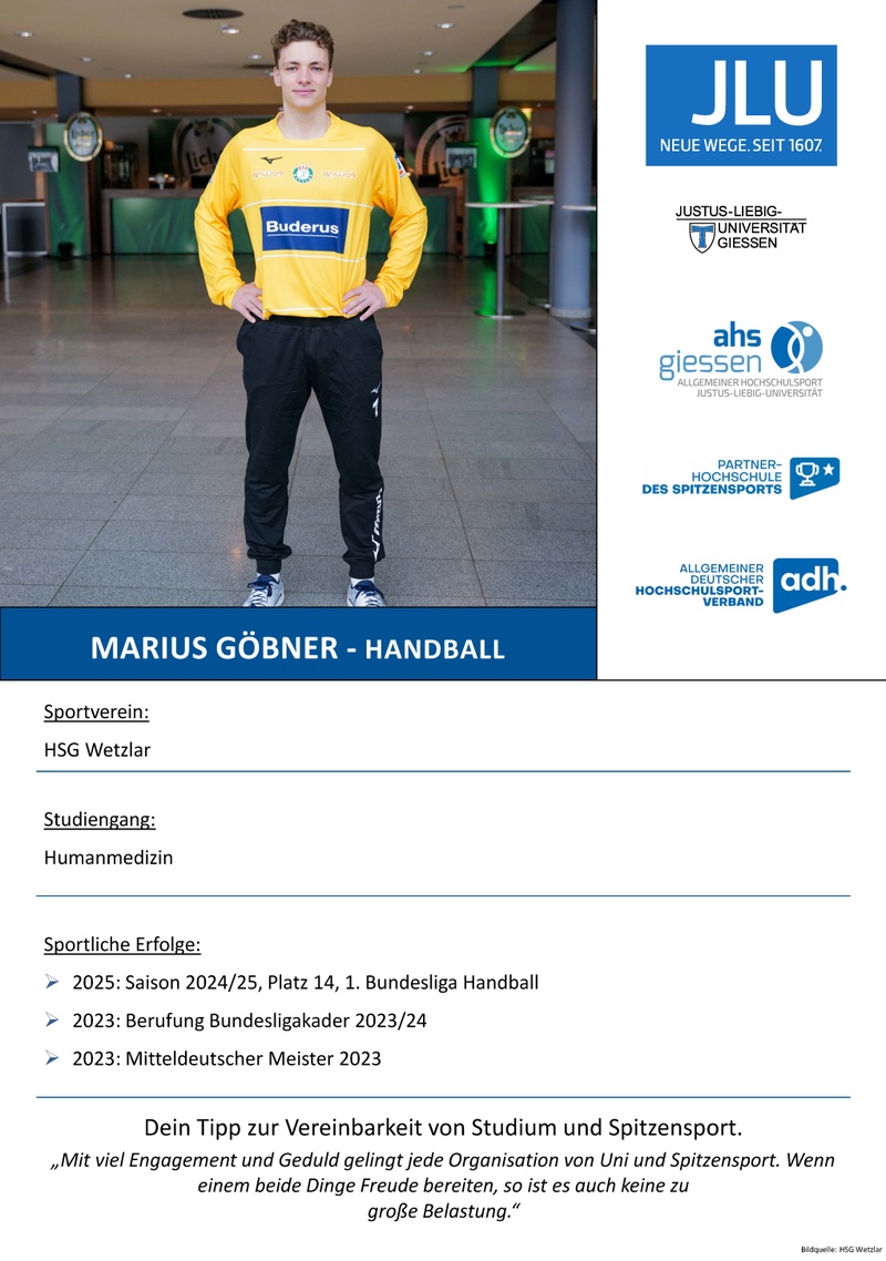Steckbrief Marius Göbner