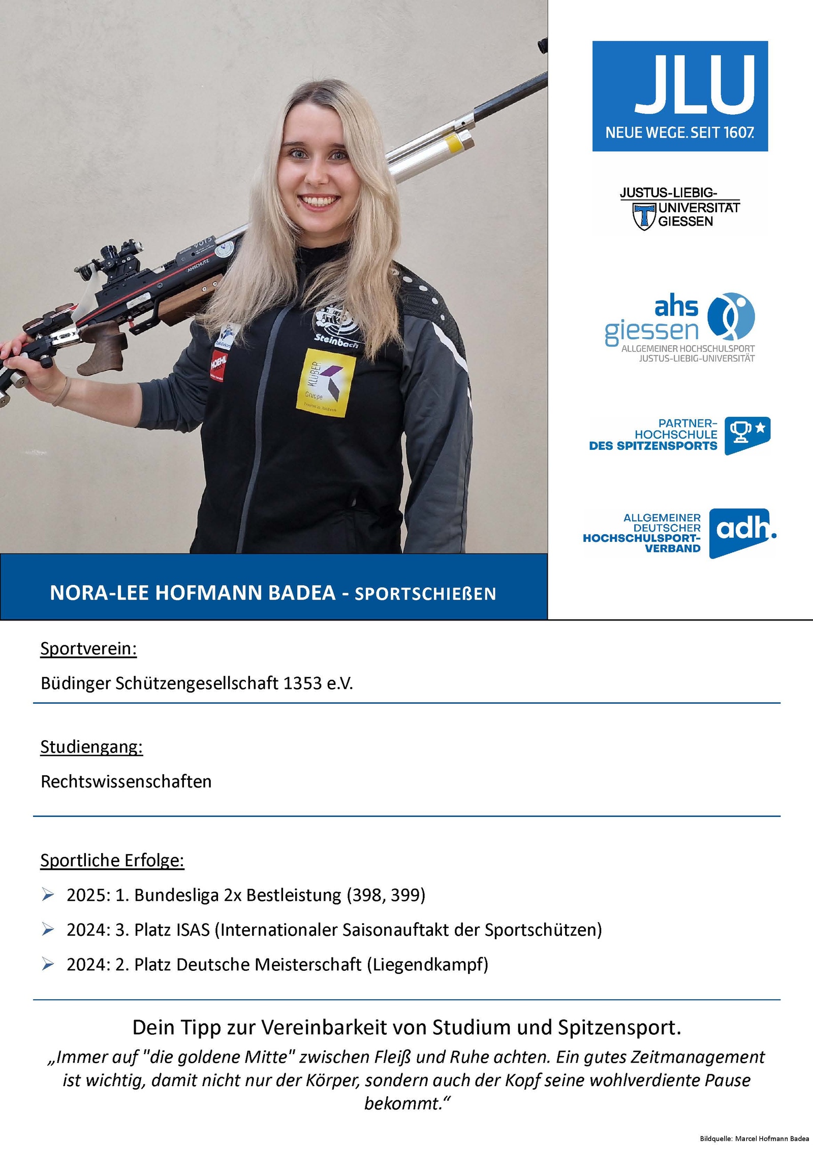 Steckbrief Nora-Lee Hofmann Badea